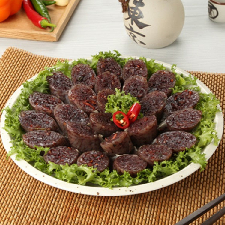 Glutinous rice sundae