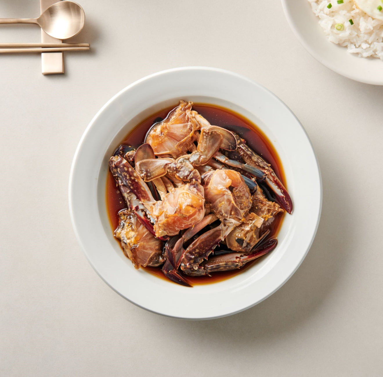 간장게장 Marinated crab in soy sauce